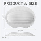 Small Bath Tub Neck Pillow, TPE Waterproof Suction Cups Bathtub Neck Pillow & - Image 3