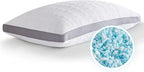 Meoflaw Cooling Pillows Standard Size, Shredded Memory Foam Bed Pillows by Meoflaw