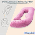 60 Inch Pregnancy Pillow for Sleeping, Extra Large U Shaped Body Pillow - Image 7