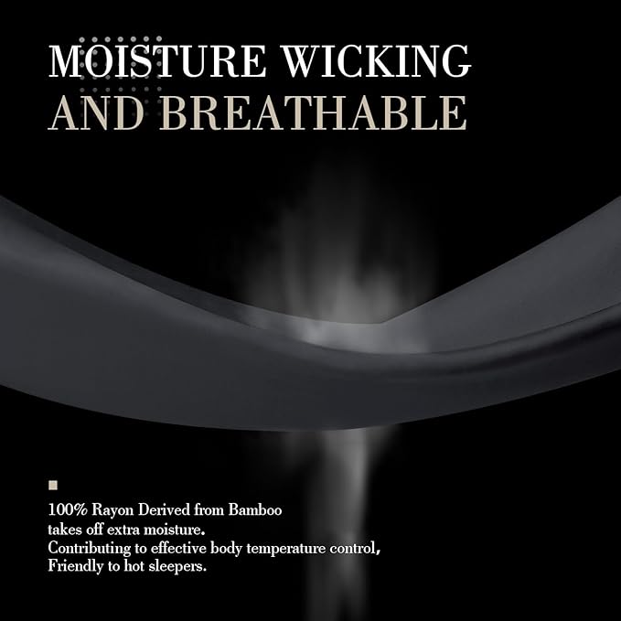 WishSmile Cooling Queen Pillowcases Set of 2 Breathable Cool Silky Soft Rayon - Image 5
