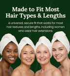 Hair Towel Wrap for Women, Bamboo Made for Advanced Absorption & Fast Drying - Image 6