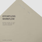Cloth & Paper Travel Notebook | Task Planner – Ristretto | A5 Slim To-Do List - Image 5