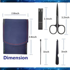 Manicure Set, Professional Men/Women Nail Clippers Kit 4PCS， Stainless Steel - Image 2