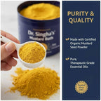 Dr. Singha's Mustard Bath Salts - 8 oz Herbal Bath Soak - Made in USA - Image 10