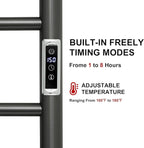 Electric Towel Warmer Rack, Heating Towel Warmer, Timer & Temperature Control - Image 3