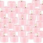 Rose Scented Candle Tealight Candles in Clear Cup, 8 Hours Consistent Smkless - Image 8