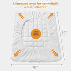 MATBEBY Olympic Super Queen Size Mattress Pad - Image 5