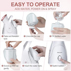 Facial Steamer, Amconsure Nano Ionic Face Steamer - Image 7