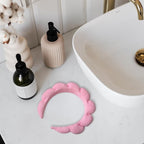 KVZVK Puffy Sponge Spa Hairband, 2 Pack - Image 4
