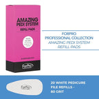 ForPro Professional Collection Amazing Pedi System Refill Strips, 80 Grit - Image 3
