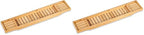 Bamboo Large 28.7" Long Slatted Bathtub Tray by Trademark+Innovations