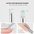 Pre-treatment Cuticle Pusher, Russian Prep Nail Pushers, Dual Ended Cuticle - Image 4