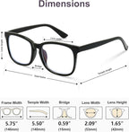 VISOONE Blue Light Blocking Glasses Square - Image 6