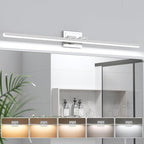 VOLISUN Modern Bathroom Vanity Light 48 inch, 30W Dimmable 5CCT Led Bathroom by VOLISUN