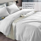SONORO KATE Bed Sheet Set Super Soft Microfiber 1800 Thread Count Luxury - Image 2