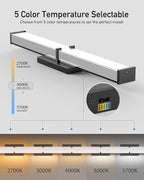Modern Bathroom Light Fixtures Over Mirror 16 Inch, 20W 2000 Lumen Dimmable - Image 2