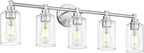 FEMILA 32" Bathroom Vanity Light, Brushed Nickel Bathroom Lights Over Mirror by FEMILA
