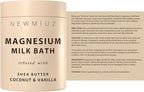 Creamy Magnesium Milk Bath Soak Powder Moisturize Soften Skin Coconut Vanilla - Image 8