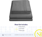 Twin XL Sheets - Breathable Luxury Sheets - 1800 Supreme Collection Extra Soft - Image 4