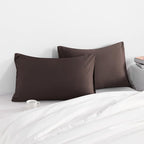 NTBAY Standard Pillow Cases Set of 2, 2 Pack Brushed Microfiber 20x26 Pillow - Image 2
