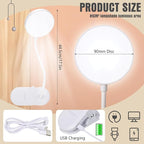 Retisee 12 Pcs Clip on Lamp Bulk LED Reading Light Book Lamp Clamp - Image 2