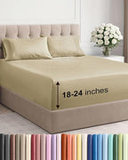 Extra Deep Cal King Sheet Set by CGKUnlimited