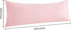 NTBAY Body Pillow Cases Set of 2, 2 Pack Brushed Microfiber 20x54 Pillow Cases - Image 6