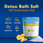 Detox Bath Salt 32 Ounces USP Grade Epsom Salt - Image 4