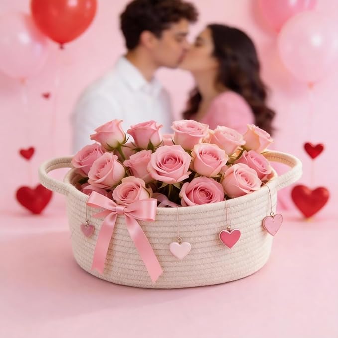 Happyiren Pink Basket – Cute Basket - Image 9
