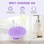 Silicone Scalp Massager Shampoo Brush, Scalp Brush - Image 6