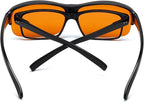 Eyekepper 100% Anti-Blue Light Blocking Fitover Glasses Wear Over Computer - Image 3