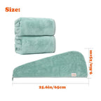 M-bestl 2 Pack Microfiber Hair Towel Wrap, Hair Drying Towel - Image 6