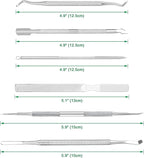 6-Pack Ingrown Toenail File and Lifters, Professional Surgical Stainless Steel - Image 2
