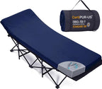 CYMULA Camping Cot Mattress 2in Memory Foam Sleeping Pad, Soft Warm Non-Slip by CYMULA