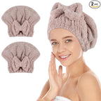 SUNLAND Large Microfiber Hair Drying Caps by SUNLAND