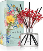 COCODOR Preserved Real Flower Reed Diffuser/Black Cherry / 6.7oz / 1 Pack/Reed by COCODOR