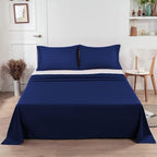 Lirex 2-Pack Twin Size Flat Sheet Set, Ultra-Soft Brushed 1800 Microfiber - Image 6