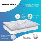 LEISURE TOWN Olympic Queen Mattress Pad Cover Mattress Topper Cotton Top Pillow - Image 6
