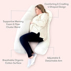 Newton Baby New and Improved Premium Pregnancy Maternity Pillow - Image 6