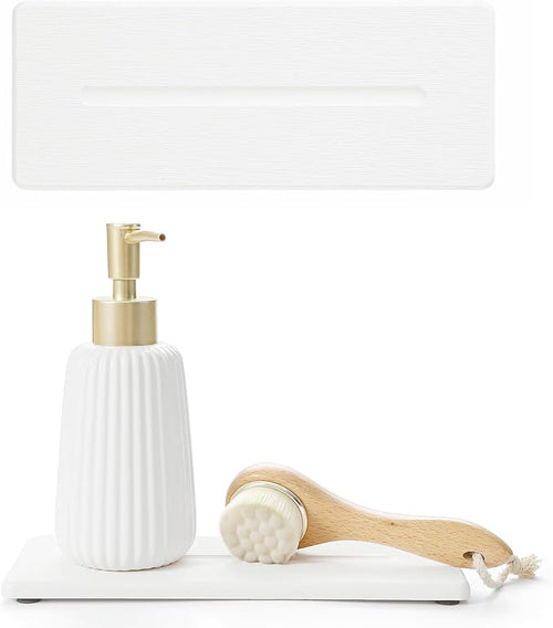 2 Pack Diatomite Stone Sink Tray, Water Absorbing Mat by Homdiva