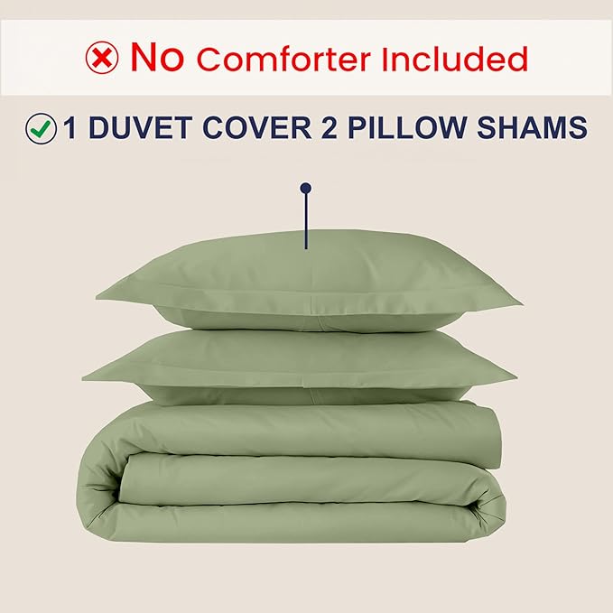 Kotton Culture 3 Pc 120"x120" Duvet Cover Set Super King Plus/Super Oversize - Image 2
