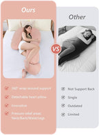Meiz Question Mark Body Pillow for Adults, Cooling Full Body Support Pillow for - Image 8