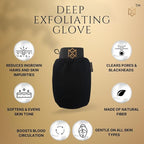 Exfoliating Glove Kessa Mitt Body Scrubber – Dead Skin Remover Shower Glove - Image 8