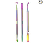 Cuticle Pusher Acetone/Gel/Nail Polish Remover Stainless Steel Professional by opove