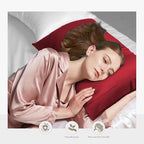 WishSmile Cooling King Pillowcases Set of 2 Breathable Cool Silky Soft Rayon - Image 2