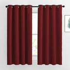 NICETOWN Burgundy Red Blackout Draperies Curtains by NICETOWN