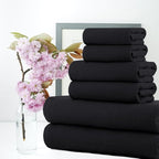 CASA COPENHAGEN Waffle 6Pcs 100% Egyptian Cotton Large Designer Towels Gift - Image 3