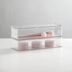 mDesign Makeup Storage Stackable Organizer Box - Image 3