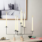 WPONSZU 16 Pack Ivory Taper Candles, 7-8 Hours Burn Time, Smokeless and Dripless - Image 5