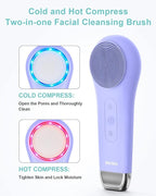 EZBASICS Facial Cleansing Brush face Scrubber Waterproof Face Scrub Brush - Image 4